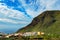 Small spanish town under green mountain on Tenerife island, Spain