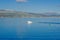 Small Speed Boat on the River Clyde in October Sunshine