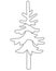 Small Spruce, coniferous evergreen tree Christmas tree