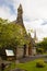 The small St Augustines Church of Ireland building on the walls of the maiden city of Londonderry in Northern Ireland.