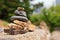 Small stone cairn