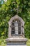 Small stone chapel along road for Virgin Mary, Bokrijk Belgium