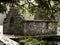 Small stone fishing house by a river. Cong village, Ireland. Nobody