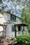 small stone house in American colonial style