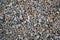 Small stones gravel texture. Naturally pebble textured background. Garden decor