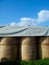 Small straw storage in agriculture