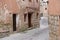 Small street in albarracin