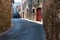 Small street in Montalcino