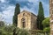 Small streets on island Maggiore in Lake Trasimeno, Umbria, Italy