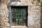 Small streets in the mountain city of Erice on western Sicily in Italy