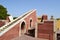 Small sundial instrument, astronomical observatory, Jaipur, Rajasthan, India