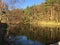 A small tarn high up in the Lake District