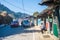 A small Tea market on the top of a hill of south asian himalayan range , where tourists come to enjoy the