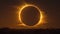 A small telescope filmed a solar eclipse in a cinematic way with a rich color palette