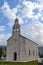 A small temple against the sky. Montenegro Orthodox Church