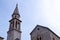 A small temple against the sky. Montenegro Orthodox Church