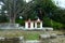 Small Temple Beside Road Himachal Pradesh India Background View