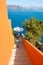 Small terrace of an apartment on Santorini