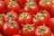 Small tomatoes forming a background