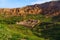 The small town of Purullena and its â€œbadlandsâ€ and the local cemetery