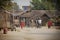 Small traditional clay houses of Lumbini