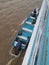 Small transportation boat on the Amazon River