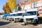 Small trucks, vans, courier minibuses DAP, DDP according to the delivery terms of Incoterms 2010. Belarus, Minsk, August 13, 2018