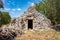 Small trullo, typical building built with stones from Puglia