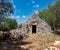 Small trullo, typical building built with stones from Puglia
