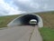 Small tunnel for walkers and cyclists under highway