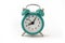 Small turquoise clock - eight hours