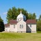 Small Ukrainian orthodox christian church edifice