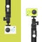 Small Ultra HD Action Cameras with Extensible Selfie Stick Monop