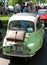 A small vehicle BMW Isetta 250