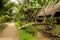 Small vietnamese village in jungle around Mekong delta