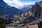 Small village on Annapurna circuit