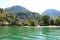 Small village on Lake Iseo, Italy