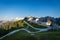 Small Village of Lussari or Monte Santo di Lussari - Julian Alps Italy