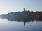 The small village of Marta, on Bolsena lake, central Italy