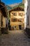 Small village shop in picturesque Soglio Val Bregaglia, Grisons, Switzerland