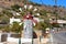 Small village windmill, Crete.