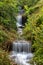 Small waterfall at Brandis Waalweg path in Lana