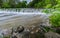 Small waterfall on Bull Creek Austin Texas