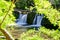 Small waterfall on Bull Creek Austin Texas