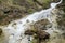 Small waterfall cascade in Mala Fatra NP, Slovakia