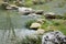 Small waterfall in Chinese garden