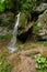 Small waterfall in the forest in Wutach Gorge, Germany