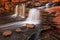 Small waterfall in the Hancock Gorge, Karijini NP, Western Austr