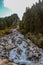 Small waterfall in the hohe tauern national park, austria