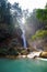 Small waterfall in the Laos jungle